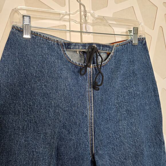 VINTAGE Lawman High Rise Key Hole Straight Fit Jeans Womens SZ 9 90s Western Mom - Picture 2 of 5